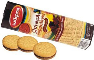 Galletas de trigo y quínoa con chocolate negro