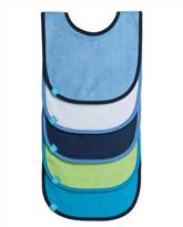 Pack 5 baberos tonos azules