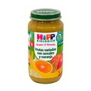 HIPP Frutas variadas con cereales y naranja