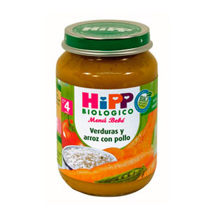 HIPP Verduras y arroz con pollo