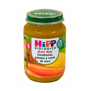HIPP Zanahoria, patata y carne de vaca