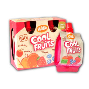 KaliBio Cool Fruits Manzana, Fresa y Arándanos