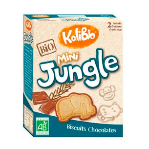 Galletas Mini Jungle con chocolate