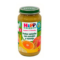 HIPP Frutas variadas con cereales y naranja