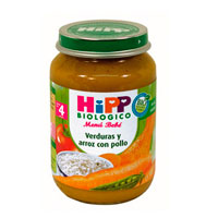 HIPP Verduras y arroz con pollo