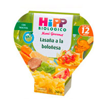 HIPP "Menú Gourmet" Lasaña a la boloñesa.