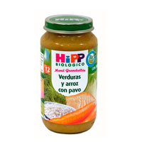 HIPP Verduras y arroz con pavo