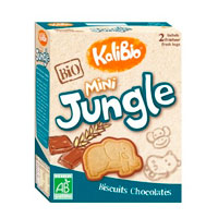 Galletas Mini Jungle con chocolate