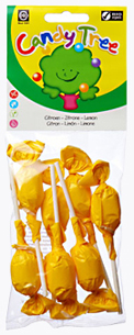 Piruletas de limón 75g