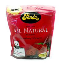 Trocitos de regaliz de frambuesa natural 200g
